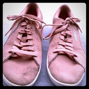 Pink Puma sneakers
